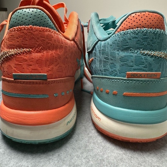Nike LeBron NXXT Gen AMPD Mineral Blue Wild Mango Mens Size 9 FJ1566-401